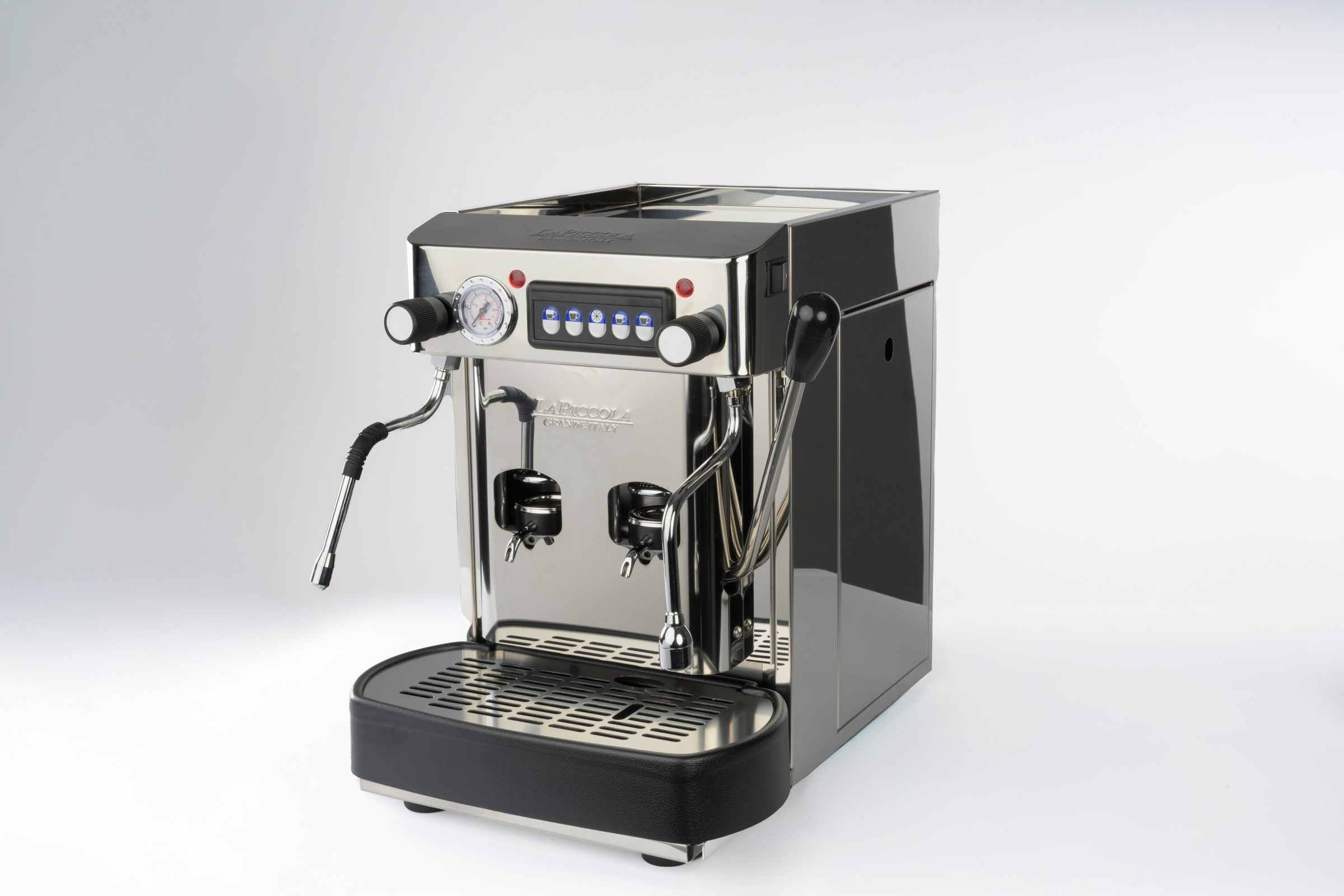 Macchina per caffè Cecilia Speed 2 groups, vista di tre quarti